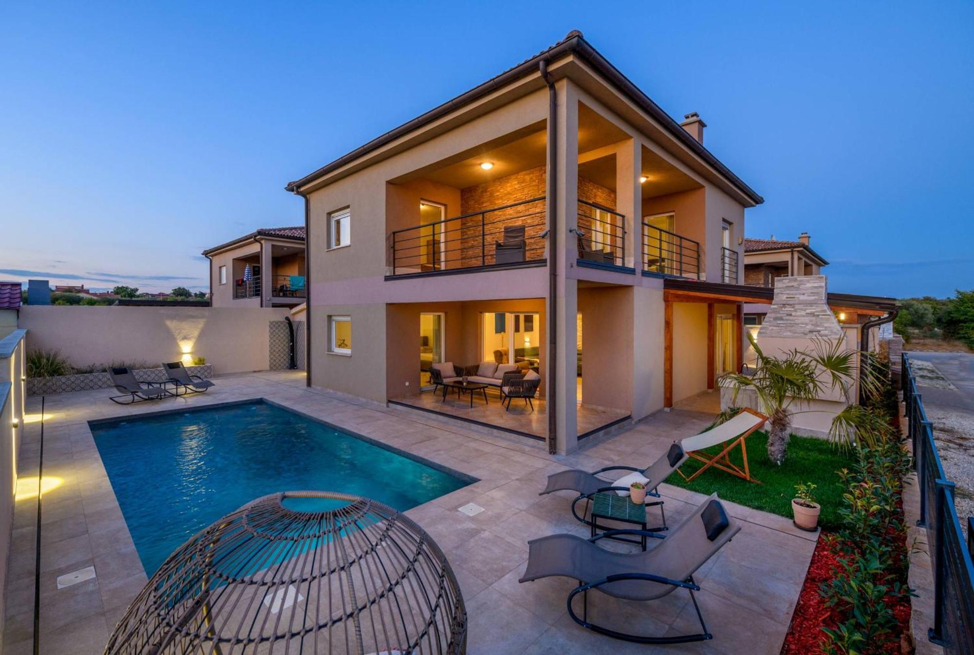 Villa Brionika Mit Pool Vodnjan Bagian luar foto